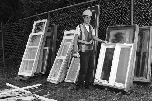 House clearance team working in a Hackney home